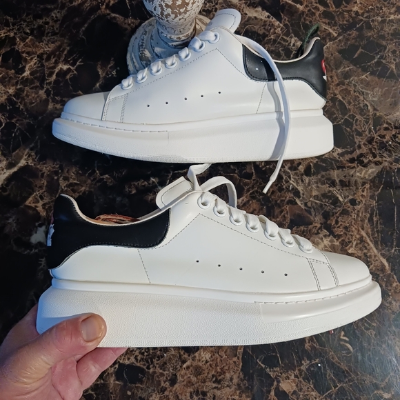 ⚫️ Black Friday Alexander Mcqueen Oversized Chunky Shoes/Sneakers Size 40 EU - Picture 4 of 11